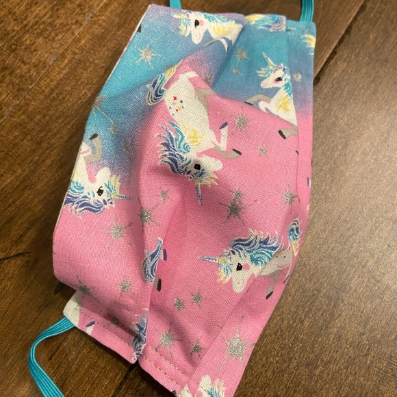 Set of 2 Kids Handmade in USA Cotton Face Mask - Picture 7 of 13